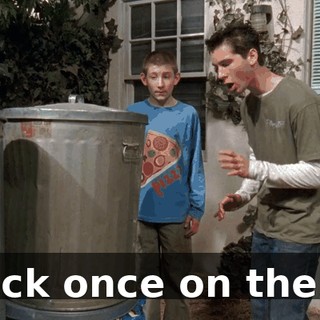 knock once on the lid.