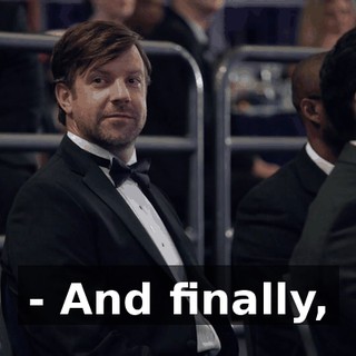 - And finally,