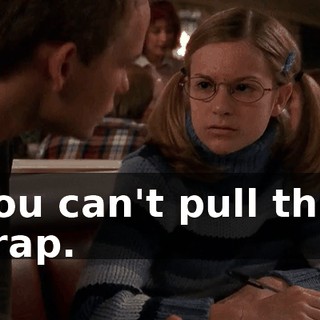 You can't pull this crap.