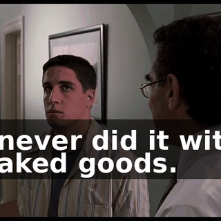 I never did it with baked goods.