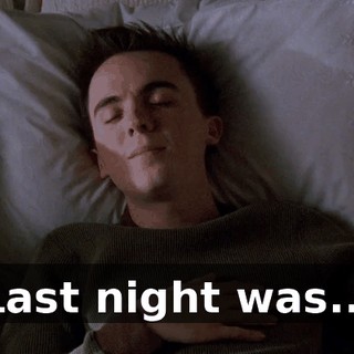 Last night was...
