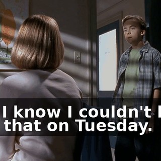 And I know I couldn't have said that on Tuesday.