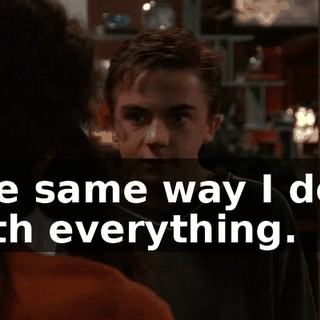 The same way I deal with everything.