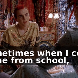 Sometimes when I come home from school,