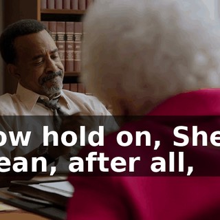 - Now hold on, Sheila. I mean, after all,