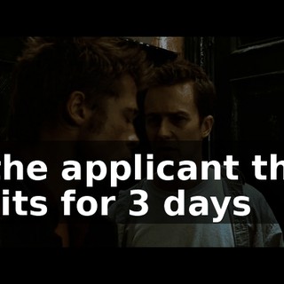 If the applicant then waits for 3 days