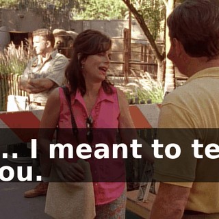 I... I meant to tell you.
