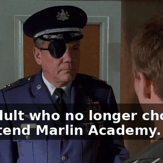 An adult who no longer chooses to attend Marlin Academy.