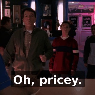Oh, pricey.