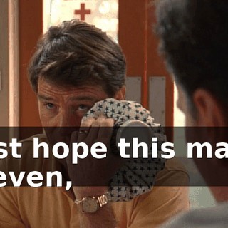 I just hope this makes us even,