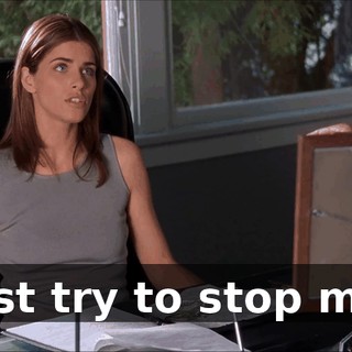 Just try to stop me.