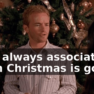 you always associate with Christmas is gone.