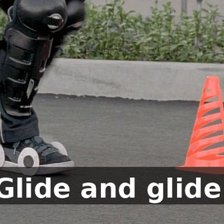 Glide and glide.