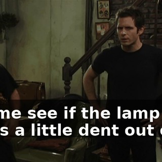 Let me see if the lamp takes a little dent out of it.