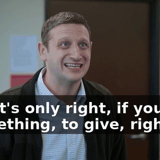 So, it's only right, if you use something, to give, right?