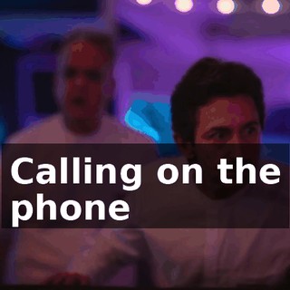 ♪ Calling on the phone ♪