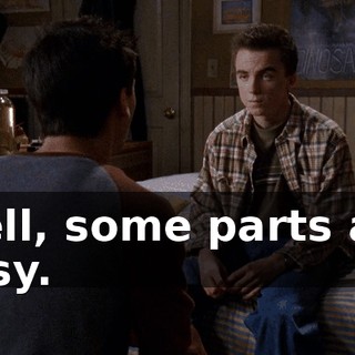 Well, some parts are easy.