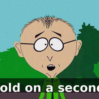 Hold on a second.
