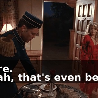 - here. - Yeah, that's even better.
