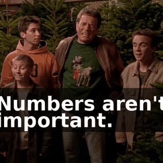 Numbers aren't important.