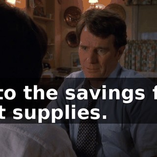 into the savings for art supplies.