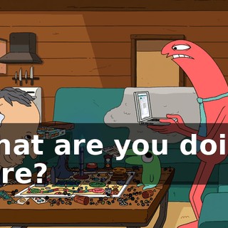 What are you doing here?
