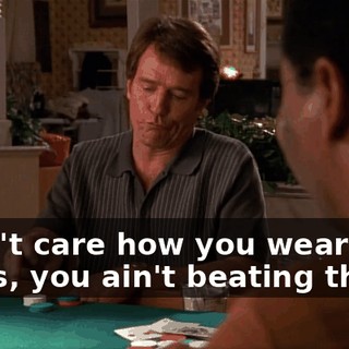 I don't care how you wear your socks, you ain't beating that.