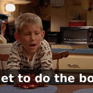 I get to do the bow.