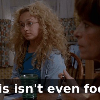 This isn't even food.