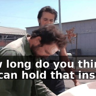 How long do you think we can hold that inside?