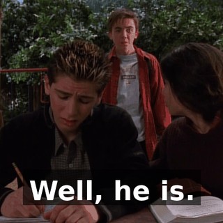 Well, he is.