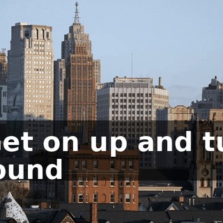 * Get on up and turn around