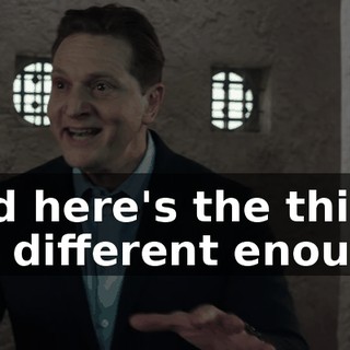 And here's the thing, it's different enough