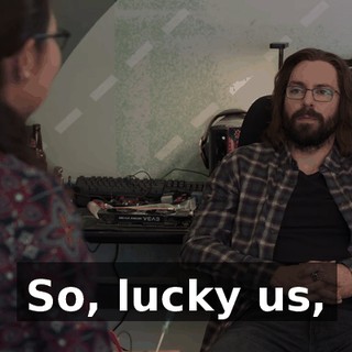 So, lucky us,