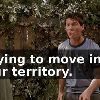 trying to move into our territory.