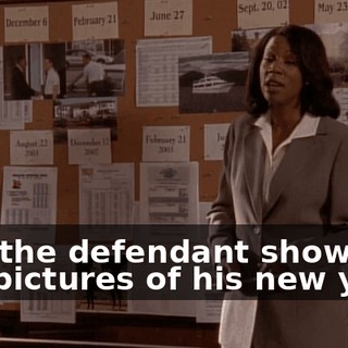 that the defendant showed him pictures of his new yacht