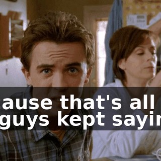 because that's all the ER guys kept saying.