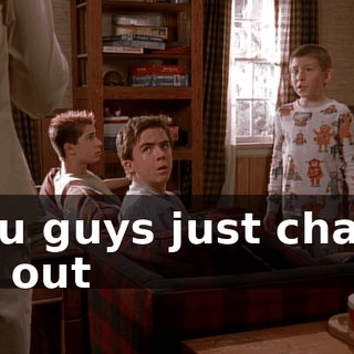 You guys just chase us out