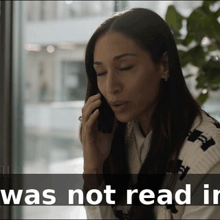 I was not read in.