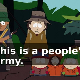 This is a people's army.