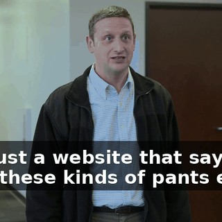 It's just a website that says that these kinds of pants exist.