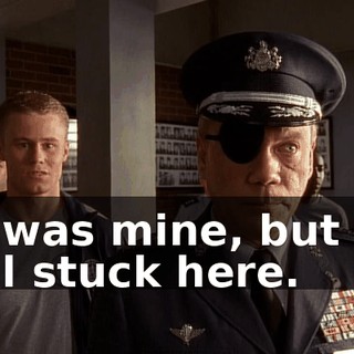 So was mine, but I'm still stuck here.