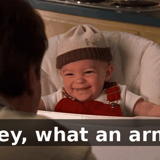 Hey, what an arm!