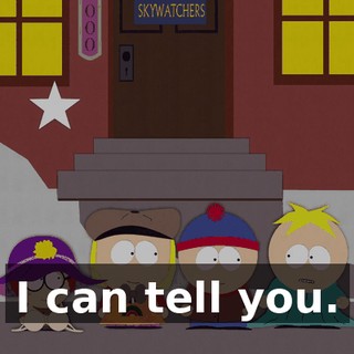 I can tell you.