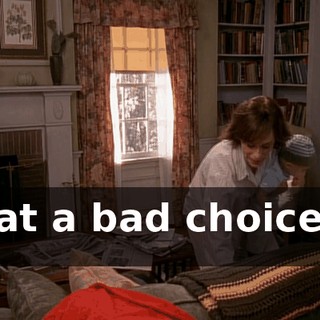 what a bad choice he is?