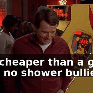 It's cheaper than a gym. And no shower bullies.
