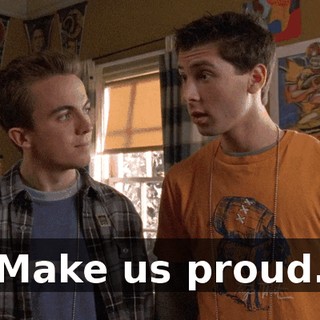 Make us proud.