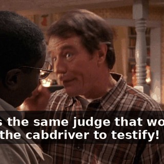 This is the same judge that wouldn't allow the cabdriver to testify!
