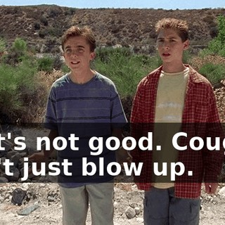 That's not good. Cougars don't just blow up.