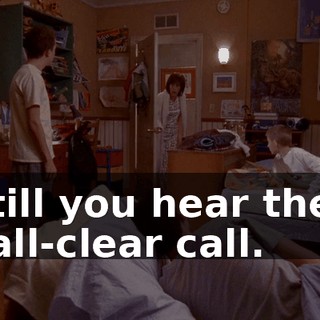 till you hear the all-clear call.